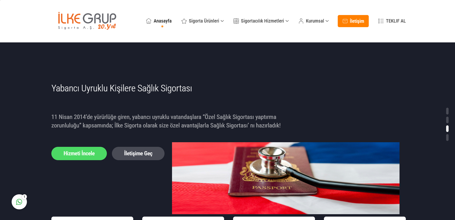 İlke Grup Sigorta proje görüntüsü