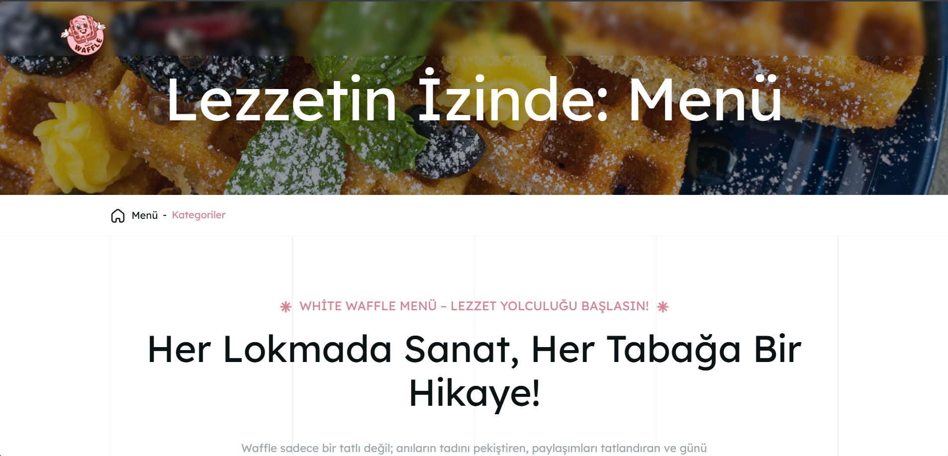 White Waffle proje görüntüsü